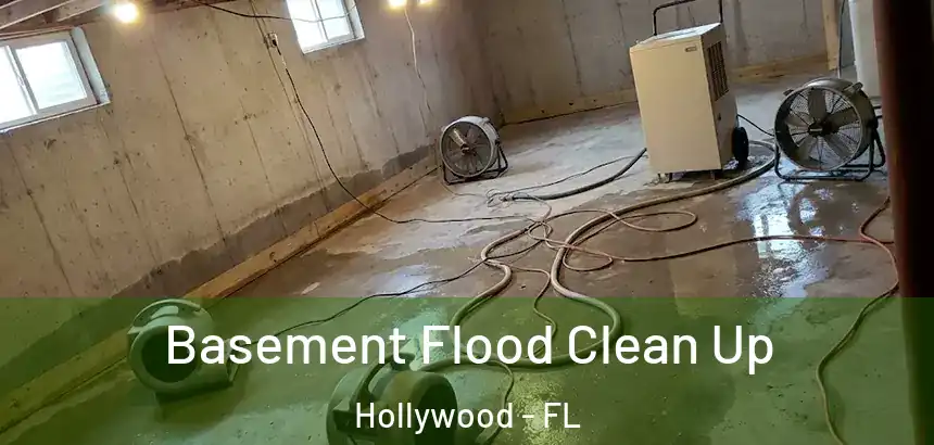 Basement Flood Clean Up Hollywood - FL
